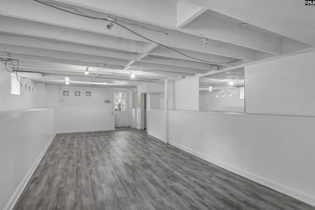 3619 Hanson Ave, Columbia, SC 29204 - basement featuring wood finished floors and baseboards