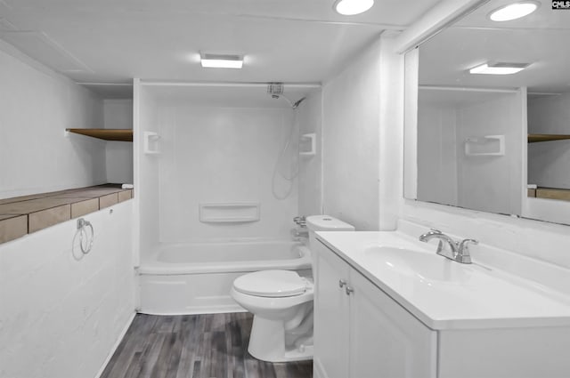 3619 Hanson Ave, Columbia, SC 29204 - full bathroom featuring vanity, wood finished floors, and shower / bathtub combination