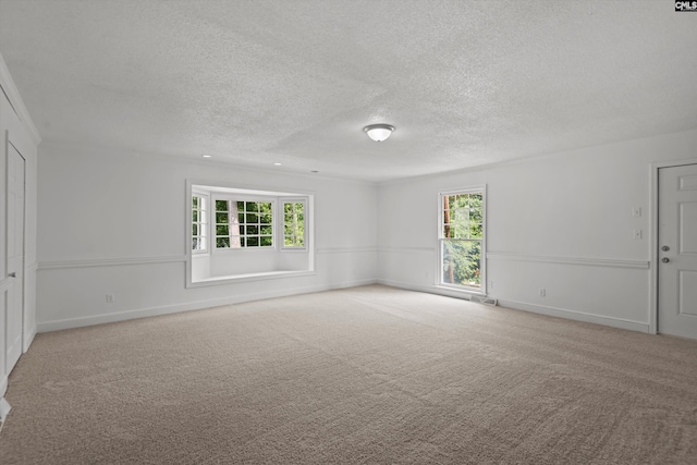 4405 Palmetto Ave, Columbia, SC 29203 - carpeted empty room with healthy amount of natural light and a textured ceiling