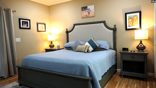 2367 Mount Pilgrim Church Rd, Prosperity, SC 29127 - bedroom featuring wood finished floors and crown molding