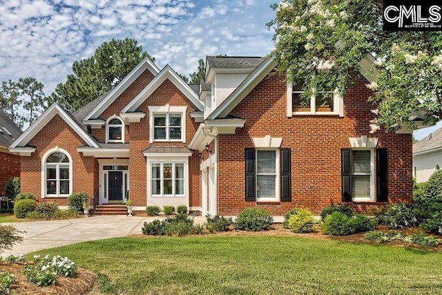 426 Turkey Point Cir, Columbia, SC 29223 - view of front of home featuring brick siding and a front yard