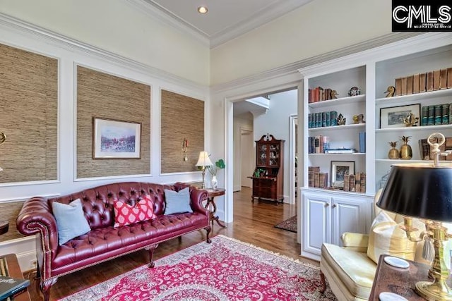 426 Turkey Point Cir, Columbia, SC 29223 - sitting room featuring ornamental molding and wood finished floors