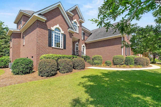 132 Alston Cir, Lexington, SC 29072 - view of home's exterior featuring brick siding and a yard
