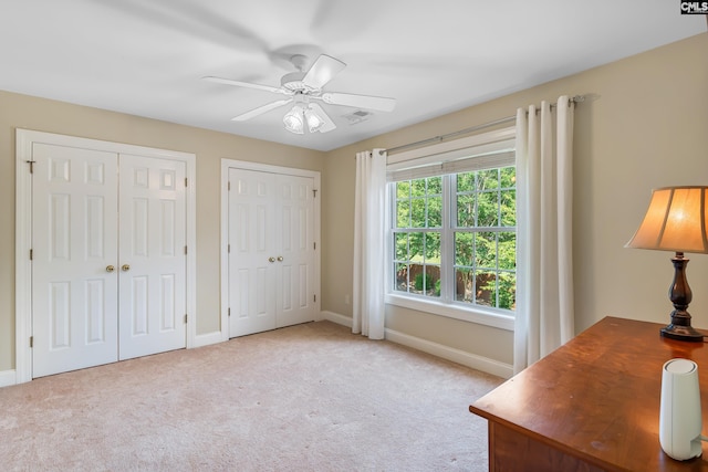132 Alston Cir, Lexington, SC 29072 - office area with ceiling fan and light colored carpet