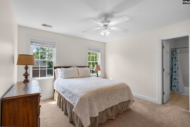 132 Alston Cir, Lexington, SC 29072 - bedroom with light carpet and ceiling fan