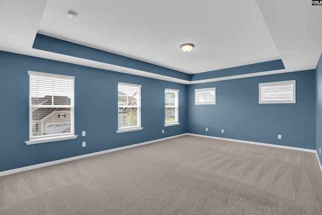 4040 Summerland Way, Elgin, SC 29045 - carpeted empty room with a tray ceiling and a smoke detector