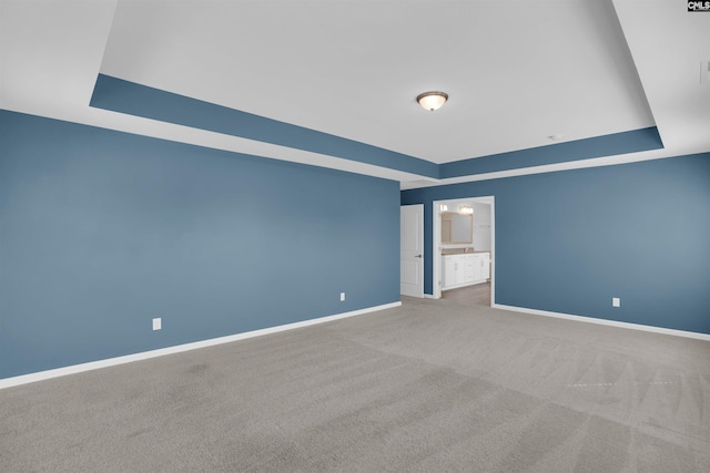 4040 Summerland Way, Elgin, SC 29045 - carpeted empty room with a raised ceiling