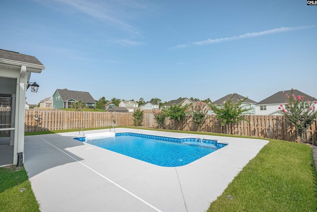4040 Summerland Way, Elgin, SC 29045 - view of swimming pool with a residential view, a patio area, and a fenced backyard