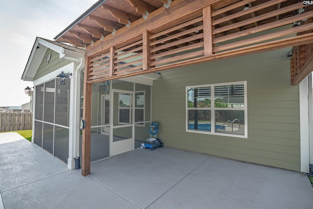 4040 Summerland Way, Elgin, SC 29045 - patio / terrace featuring a sunroom and a patio