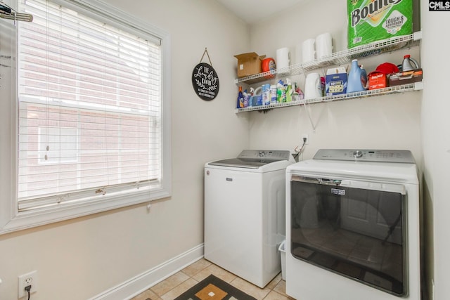 487 Marsh Pointe Dr, Columbia, SC 29229 - washroom with separate washer and dryer and light tile patterned floors