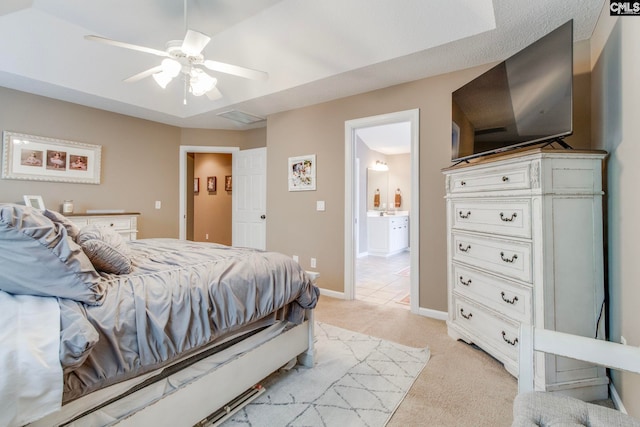 487 Marsh Pointe Dr, Columbia, SC 29229 - bedroom with light colored carpet and a ceiling fan