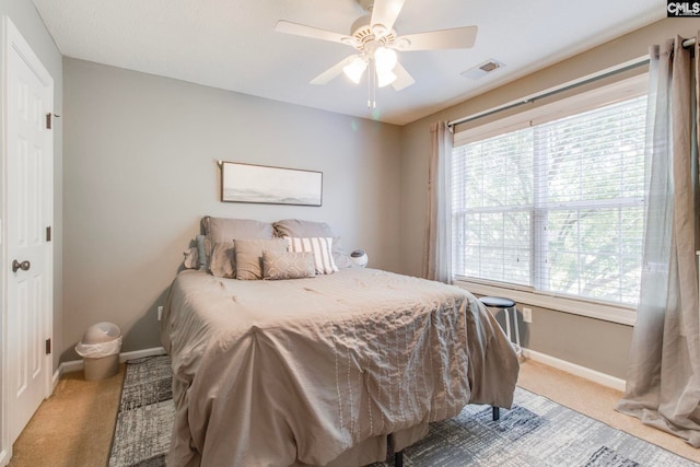 487 Marsh Pointe Dr, Columbia, SC 29229 - bedroom featuring light colored carpet and a ceiling fan