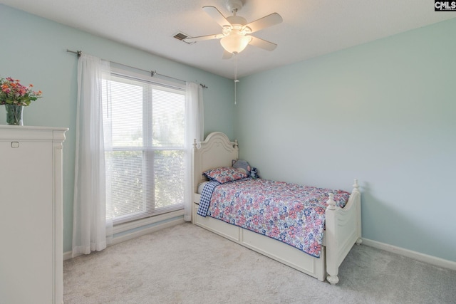 112 Pebble Place Ct, Lexington, SC 29072 - bedroom featuring carpet and a ceiling fan
