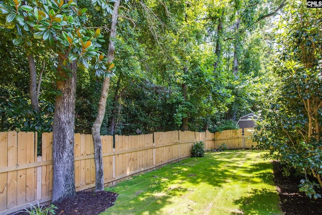 112 Pebble Place Ct, Lexington, SC 29072 - fenced backyard featuring a shed