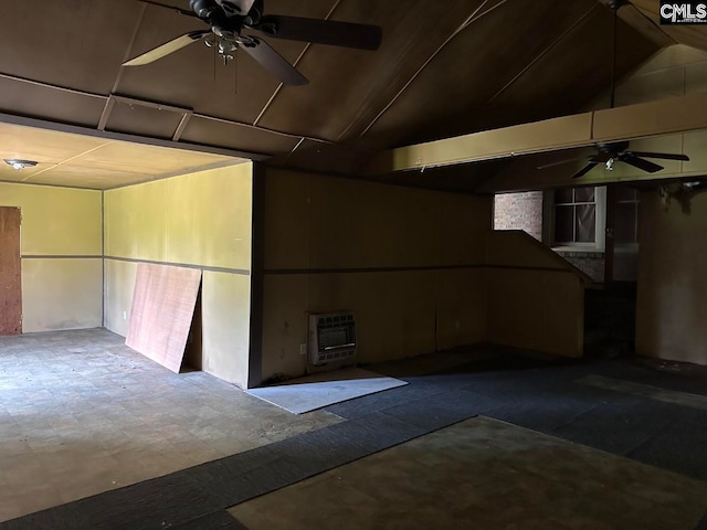 2601 Myrtle St, Newberry, SC 29108 - spare room featuring heating unit and ceiling fan