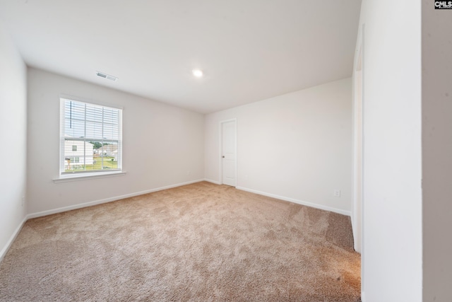 2416 Newberry Landing Cir, Newberry, SC 29108 - carpeted spare room featuring baseboards and recessed lighting