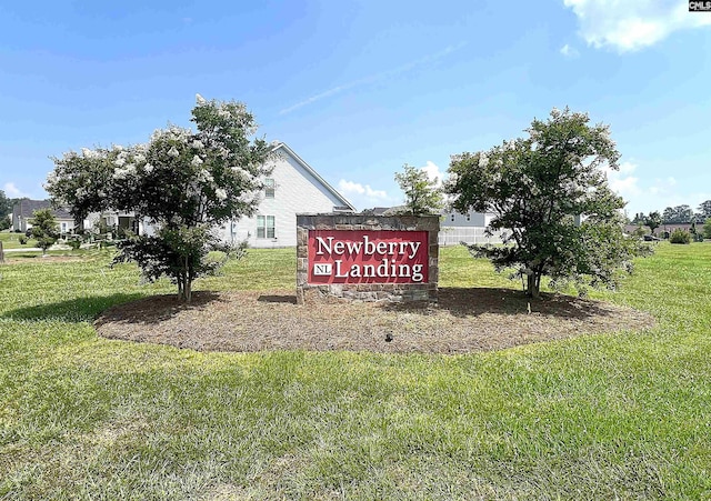 2416 Newberry Landing Cir, Newberry, SC 29108 - community sign with a yard