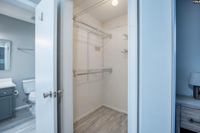 1426 B Ave, West Columbia, SC 29169 - spacious closet featuring light wood finished floors