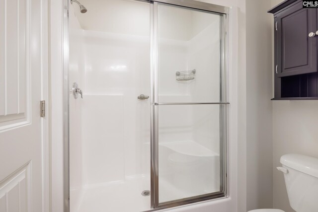 116 Silver Run Pl, West Columbia, SC 29169 - full bathroom featuring a shower stall and toilet