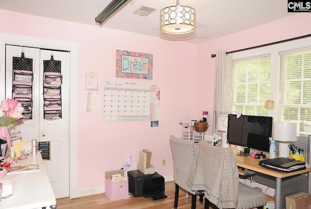5 Eastpine Ct, Columbia, SC 29212 - home office with light wood finished floors and baseboards