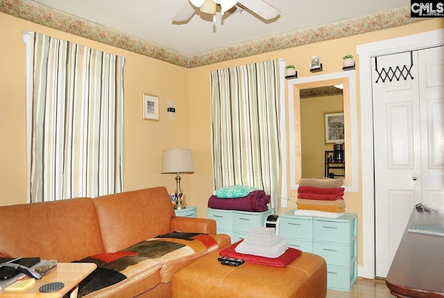 5 Eastpine Ct, Columbia, SC 29212 - living area featuring ceiling fan