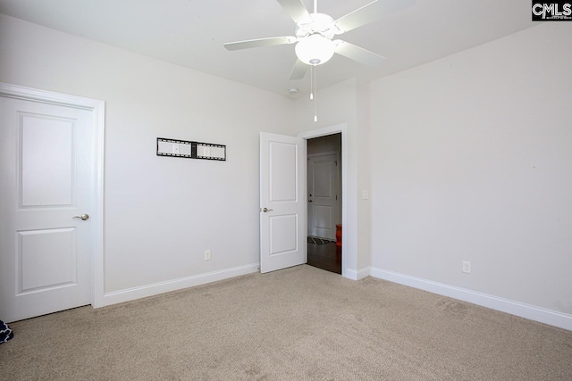 576 Maple Valley Loop, Blythewood, SC 29016 - unfurnished bedroom with light colored carpet and a ceiling fan