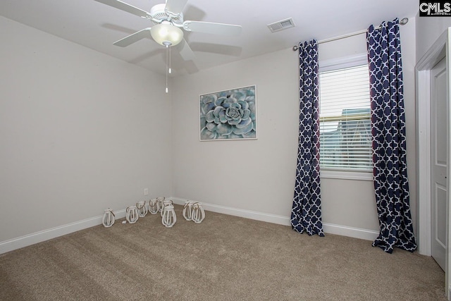 576 Maple Valley Loop, Blythewood, SC 29016 - carpeted spare room featuring a ceiling fan and baseboards