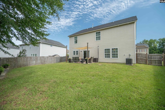 611 Colony Lakes Dr, Lexington, SC 29073 - rear view of house with a fenced backyard