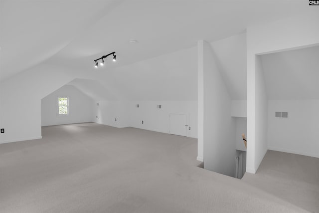 455 Harleston Rd, Irmo, SC 29063 - additional living space featuring lofted ceiling and carpet floors