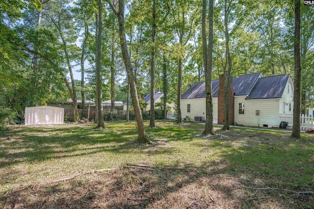 455 Harleston Rd, Irmo, SC 29063 - view of yard featuring a storage shed