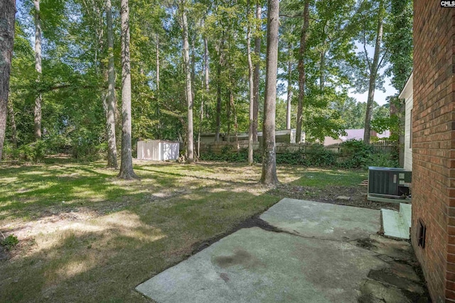 455 Harleston Rd, Irmo, SC 29063 - view of yard with a storage shed and a patio area