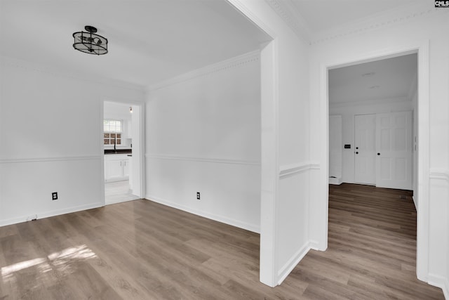 455 Harleston Rd, Irmo, SC 29063 - unfurnished room featuring wood finished floors and crown molding