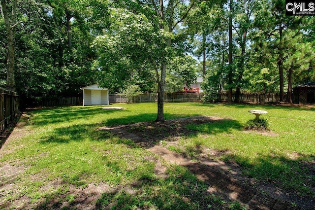 125 Durham Creek Ct, Columbia, SC 29229 - fenced backyard with a shed