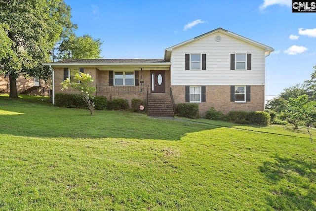 9829 Highgate Rd, Columbia, SC 29223 - split level home featuring brick siding and a front lawn
