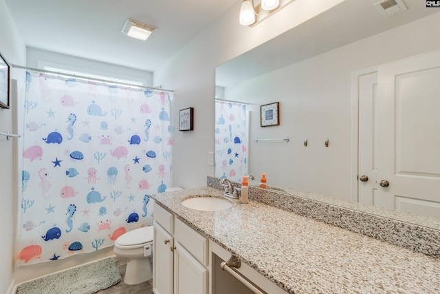 2 Hay Field Ct, Lugoff, SC 29078 - bathroom with vanity and a shower with curtain