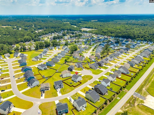 2 Hay Field Ct, Lugoff, SC 29078 - aerial view of residential area with a forest
