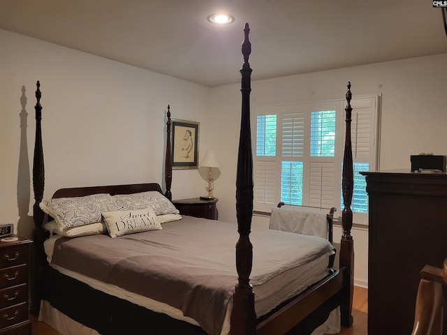 910 Poinsett Pl Unit 3, West Columbia, SC 29169 - bedroom with wood finished floors and recessed lighting