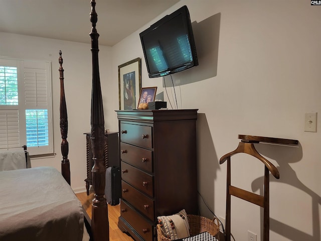 910 Poinsett Pl Unit 3, West Columbia, SC 29169 - bedroom with light wood-style flooring and baseboards