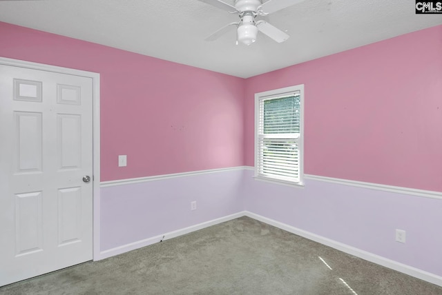 263 Sausage Ln, West Columbia, SC 29170 - carpeted empty room featuring ceiling fan and baseboards