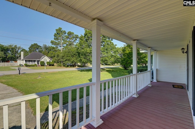 263 Sausage Ln, West Columbia, SC 29170 - porch with a lawn and view of scattered trees