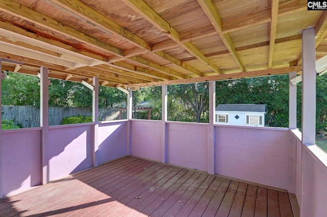 263 Sausage Ln, West Columbia, SC 29170 - view of wooden deck