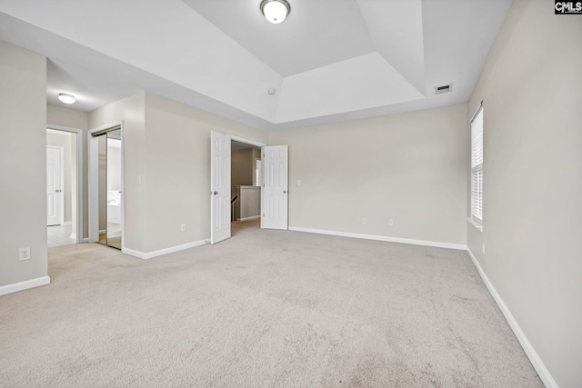 267 Caedmons Creek Dr, Irmo, SC 29063 - unfurnished bedroom featuring carpet flooring and a tray ceiling