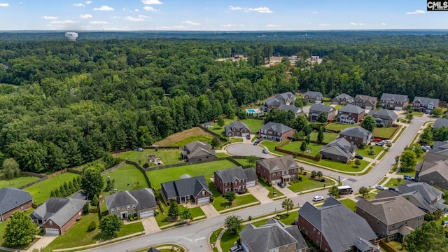 267 Caedmons Creek Dr, Irmo, SC 29063 - aerial perspective of suburban area featuring a heavily wooded area
