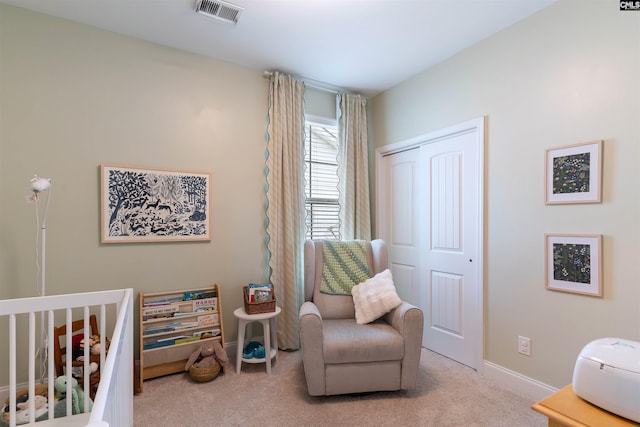 2203 Newberry Landing Cir, Newberry, SC 29108 - carpeted bedroom with a closet and a nursery area