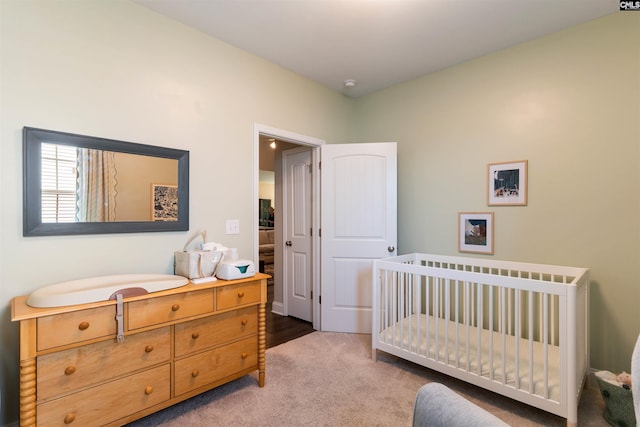 2203 Newberry Landing Cir, Newberry, SC 29108 - carpeted bedroom featuring a crib
