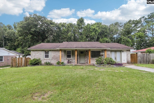 2032 Pinewood St, Cayce, SC 29033 - ranch-style home with brick siding and a porch