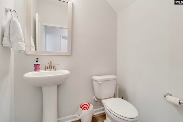 1056 Turtle Stone Rd, Blythewood, SC 29016 - bathroom featuring toilet and wood finished floors