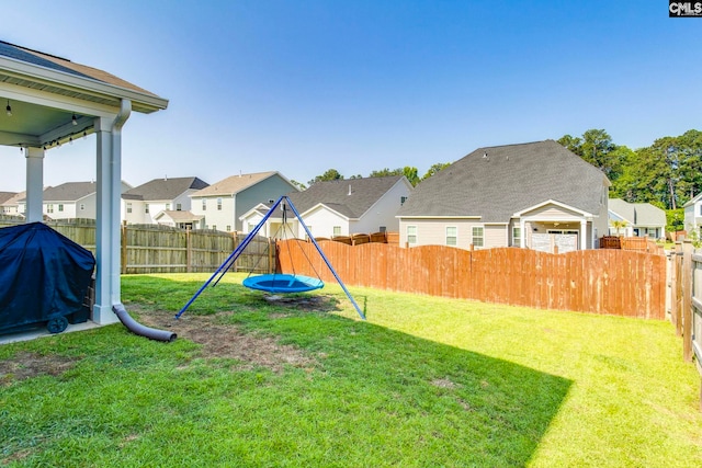 1056 Turtle Stone Rd, Blythewood, SC 29016 - fenced backyard featuring a residential view and a playground