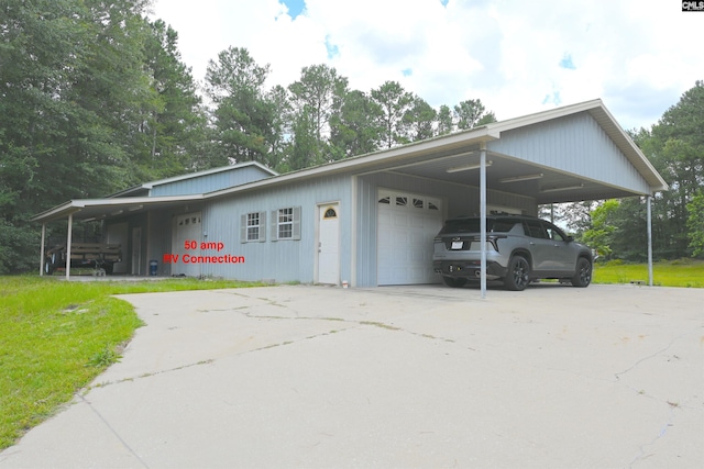 5404 Fairview Rd, Batesburg, SC 29006 - view of home's exterior featuring a carport and driveway