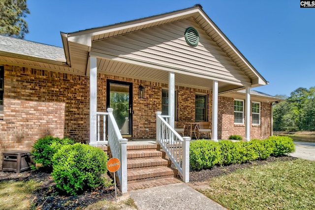 5404 Fairview Rd, Batesburg, SC 29006 - view of front of home with brick siding and a porch